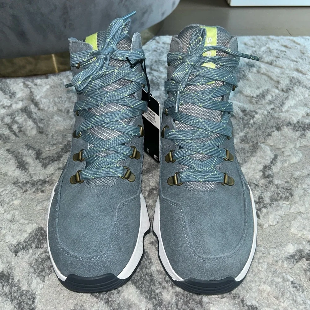 Sorel Blue Grey Kinetic Impact Conquest Waterproof Boots - Picture 6 of 16